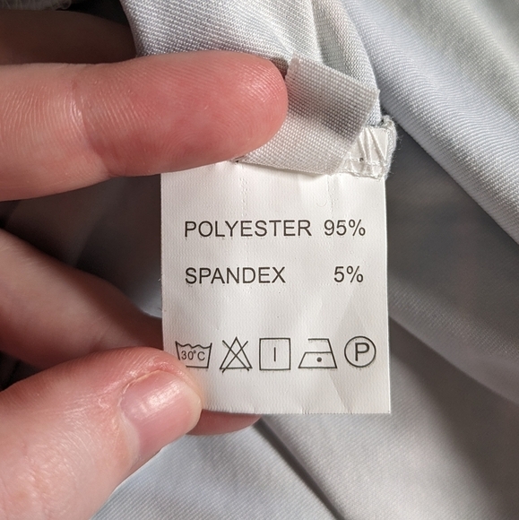 Renaissance Jumpsuit Cherub Print Mock Neck Long Sleeve Body‎ Art Style Size S - Picture 8 of 9